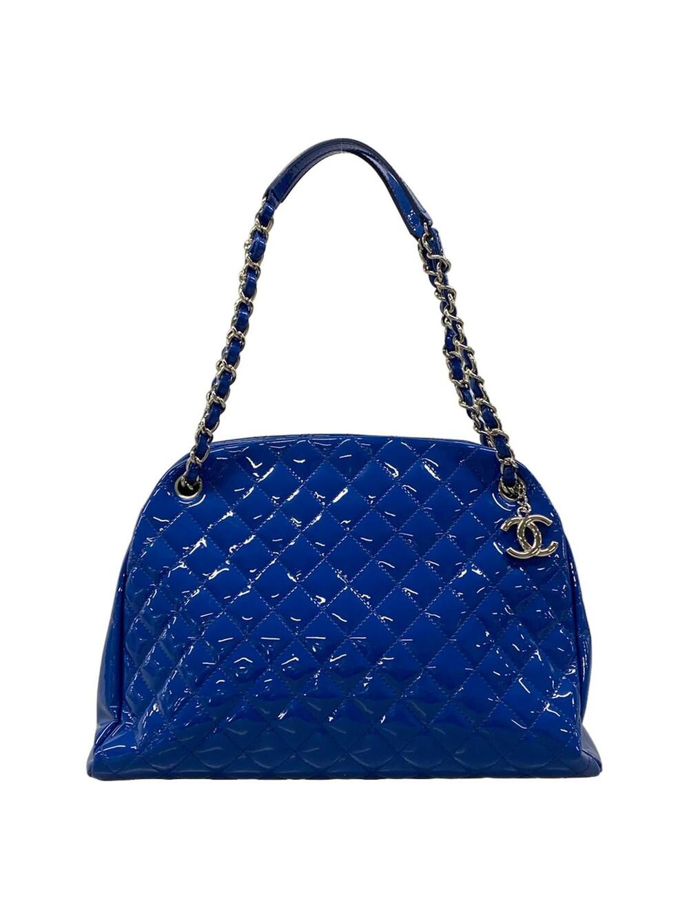 Chanel Mademoiselle Bowling Bag Blue #346987C17B